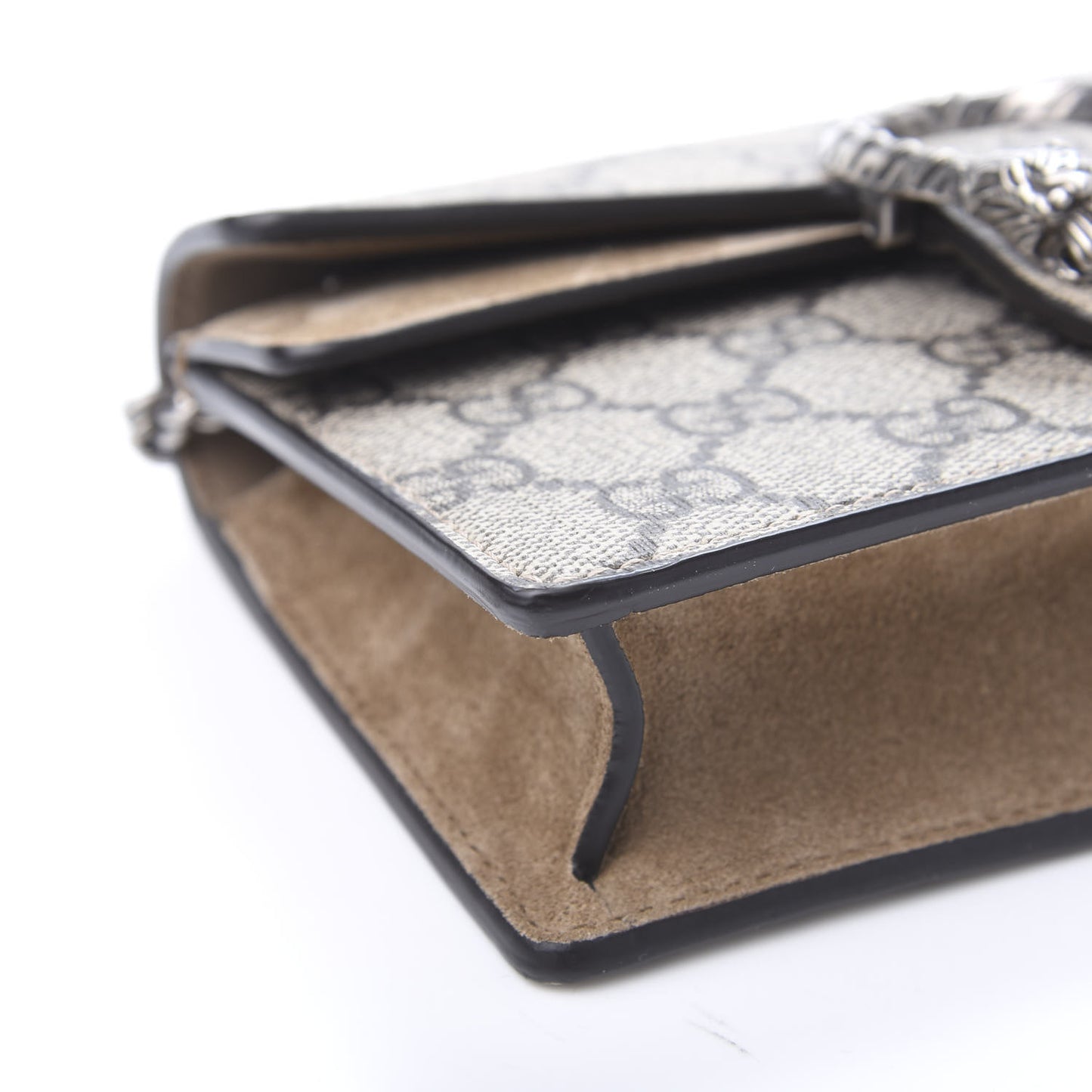 GG Supreme Monogram Super Mini Dionysus Shoulder Bag Taupe