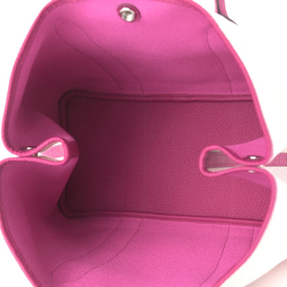 Hermes Toile Negonda Garden Party Tote 36 MM Ecru Rose Pourpre 5 of 9