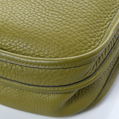 Hermes Taurillon Clemence Evelyne II PM Vert Chartreuse 17 of 18