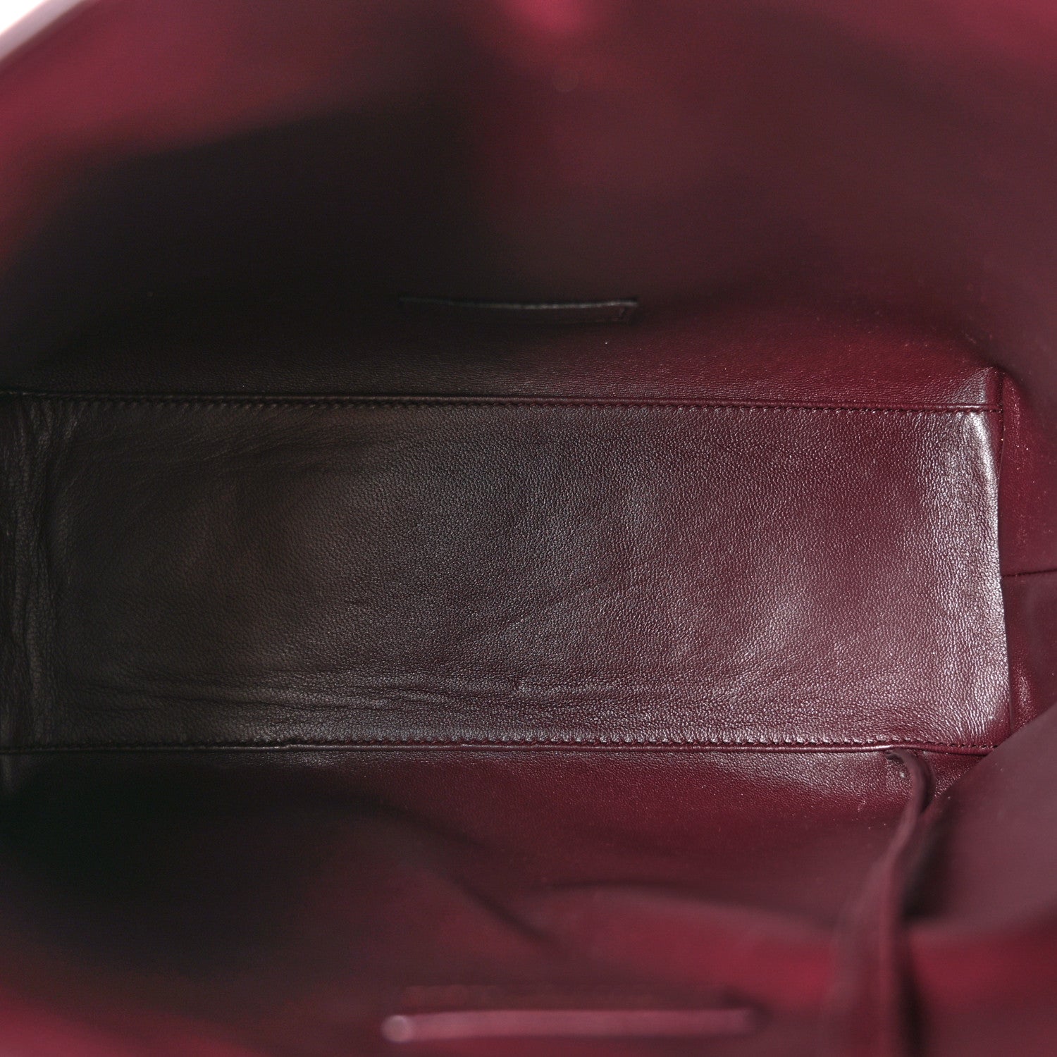 Saint Laurent Patent Calfskin Rendez-Vous Hobo Dark Red Wine 6 of 12