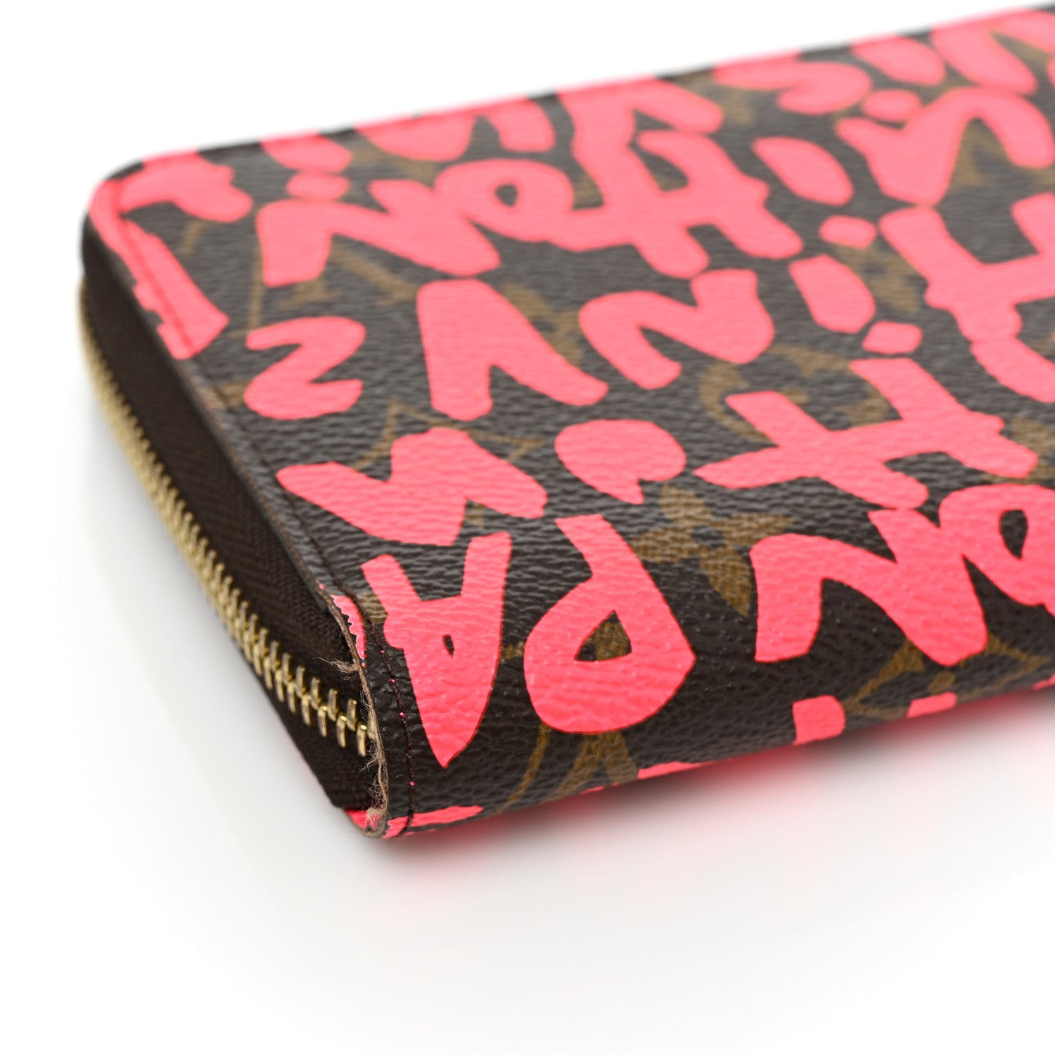 Louis Vuitton Monogram Graffiti Zippy Wallet Fuchsia 21 of 22
