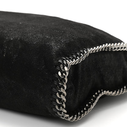 Stella McCartney Shaggy Deer Small Falabella Fold Over Tote Black 8 of 8