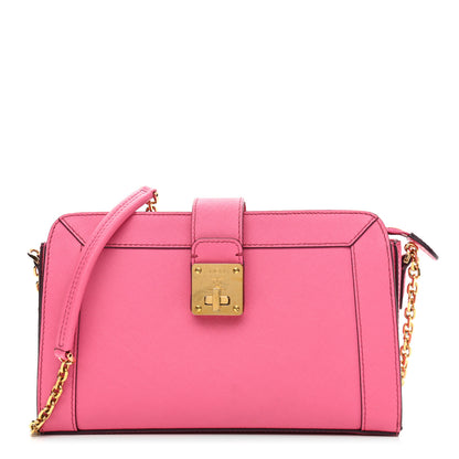 MCM Saffiano Crossbody Pink 1 of 12