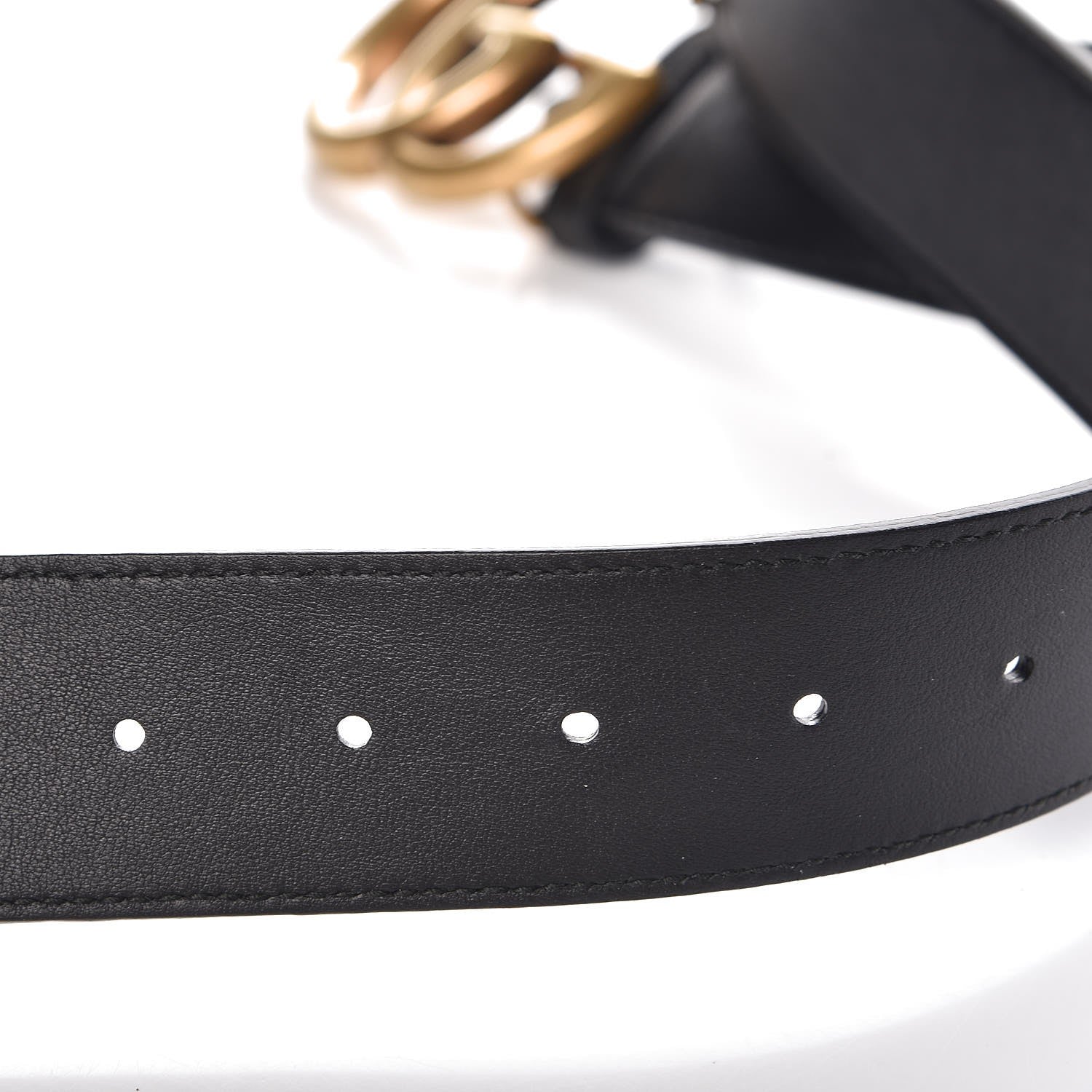 Gucci Calfskin Double G 40mm Belt 85 34 Black 6 of 7