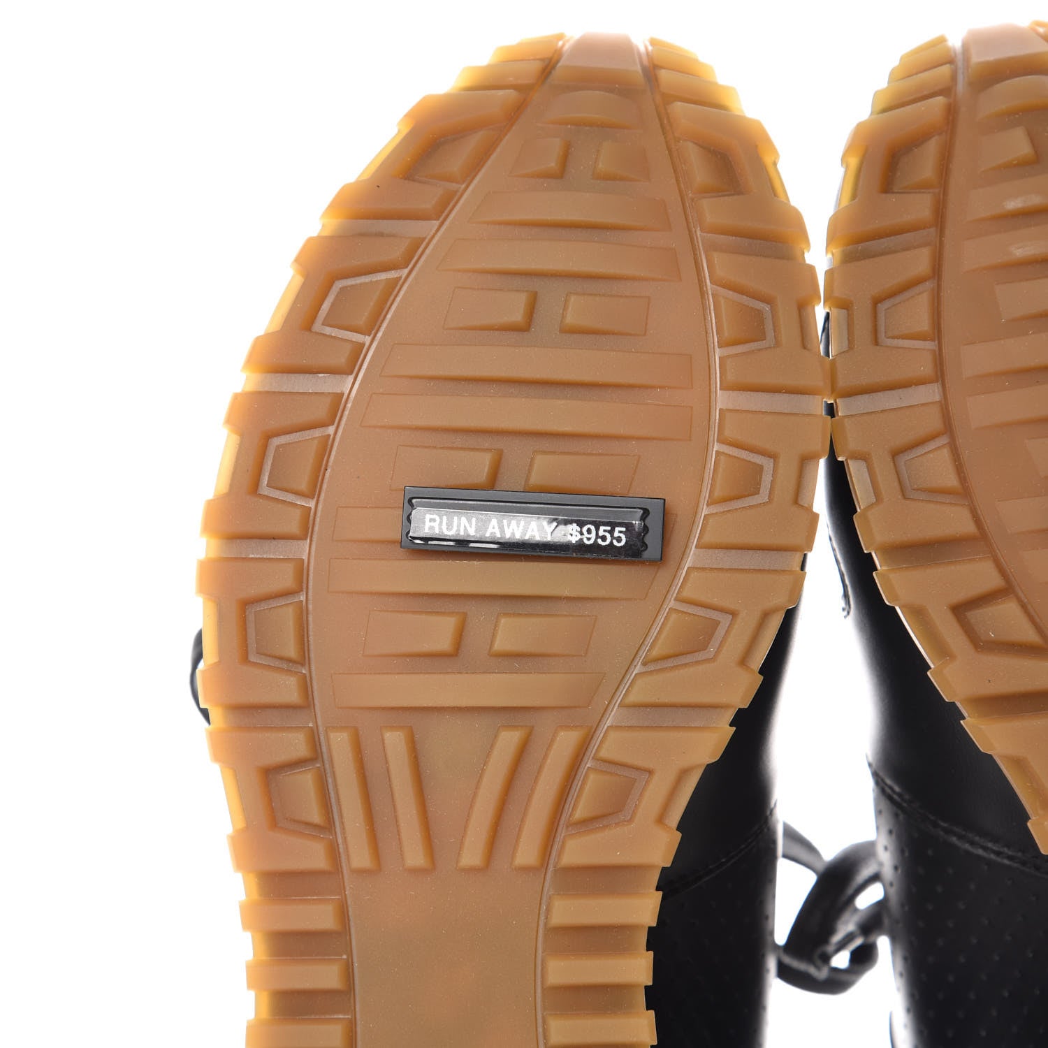 Louis Vuitton X SUPREME Calfskin Run Away Sneakers 6.5 Black 8 of 9