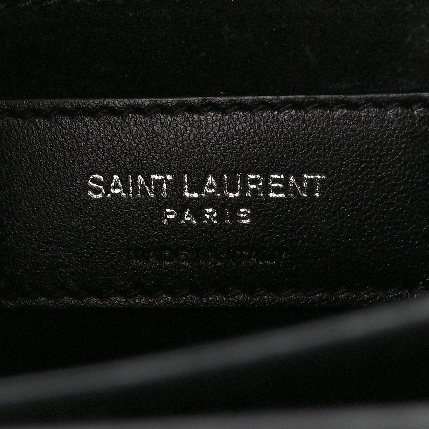 Saint Laurent Calfskin Medium Monogram Sunset Black 6 of 13