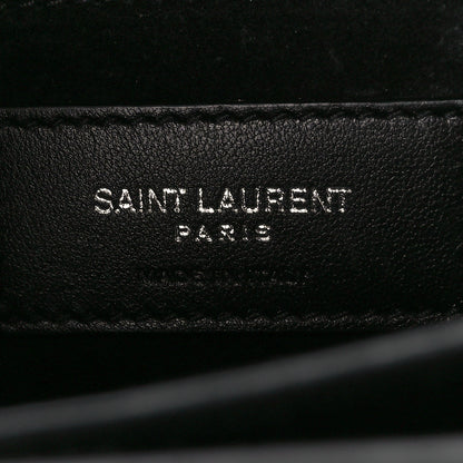 Saint Laurent Calfskin Medium Monogram Sunset Black 6 of 13