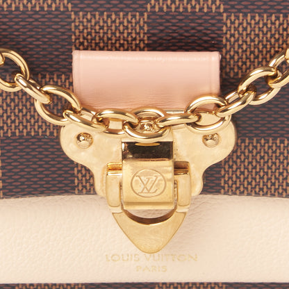 Louis Vuitton Damier Ebene Vavin Chain Wallet Creme 8 of 9