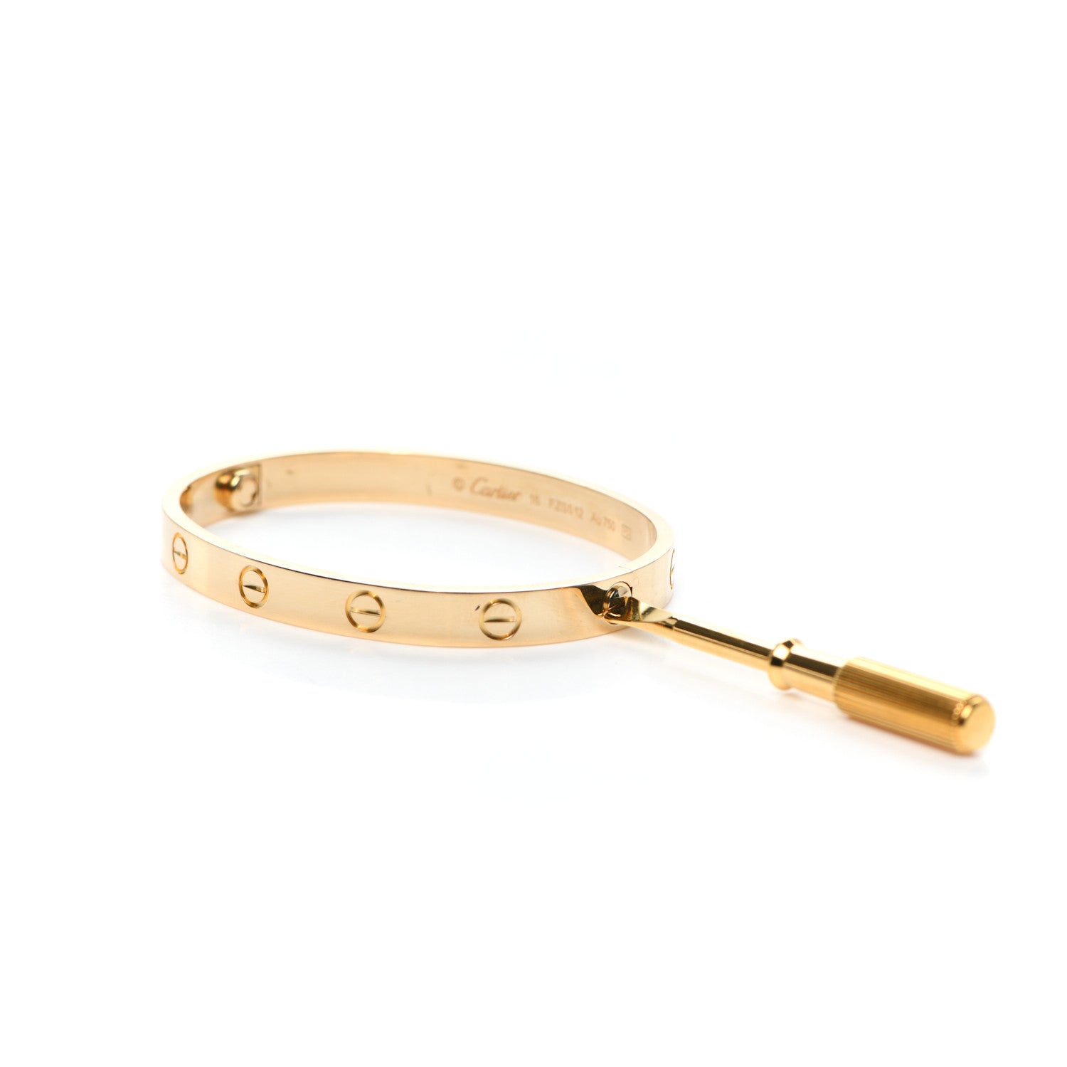Cartier 18K Yellow Gold LOVE Bracelet 16 5 of 6