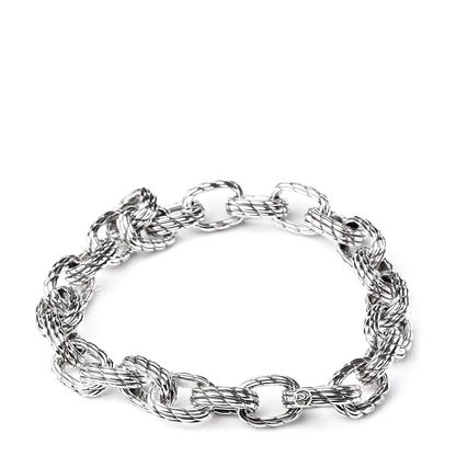 David Yurman Sterling Silver Men's Chain Link Bracelet 3 of 5