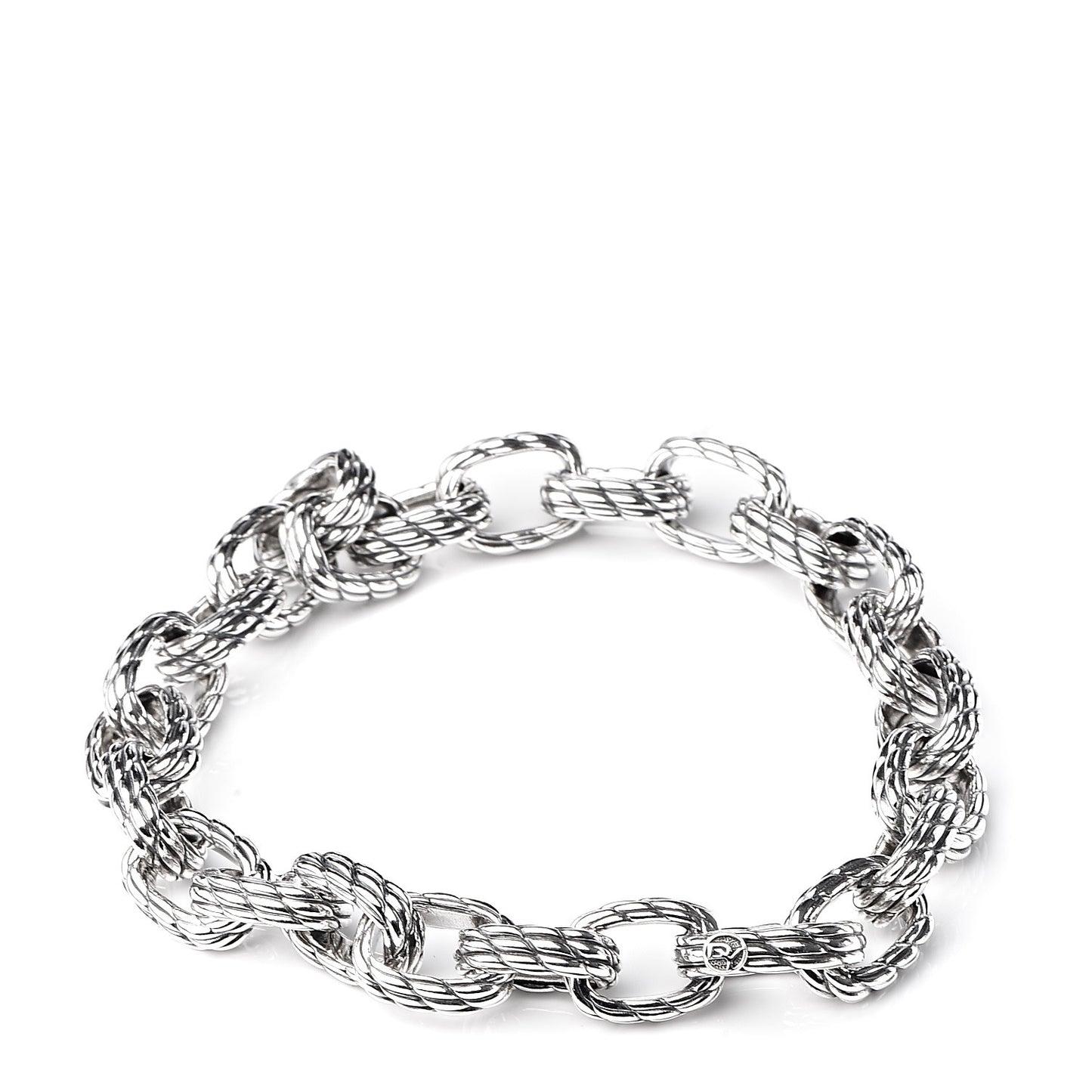 Sterling Silver Men's Chain Link Bracelet