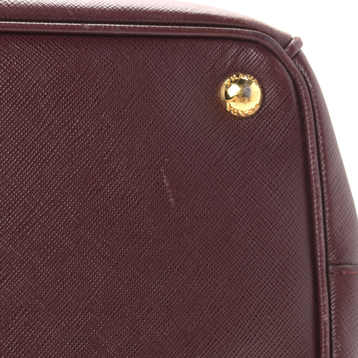 Prada Saffiano Medium Galleria Double Zip Tote Granato 17 of 19