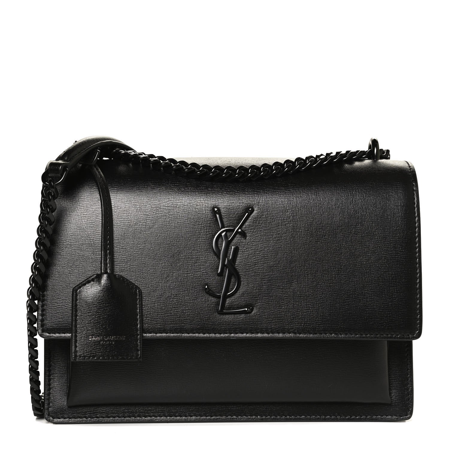 Saint Laurent Calfskin Medium Monogram Sunset Black 1 of 13