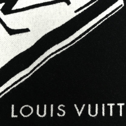 Louis Vuitton Wool Cashmere Lock And Keys Scarf Black 12 of 14