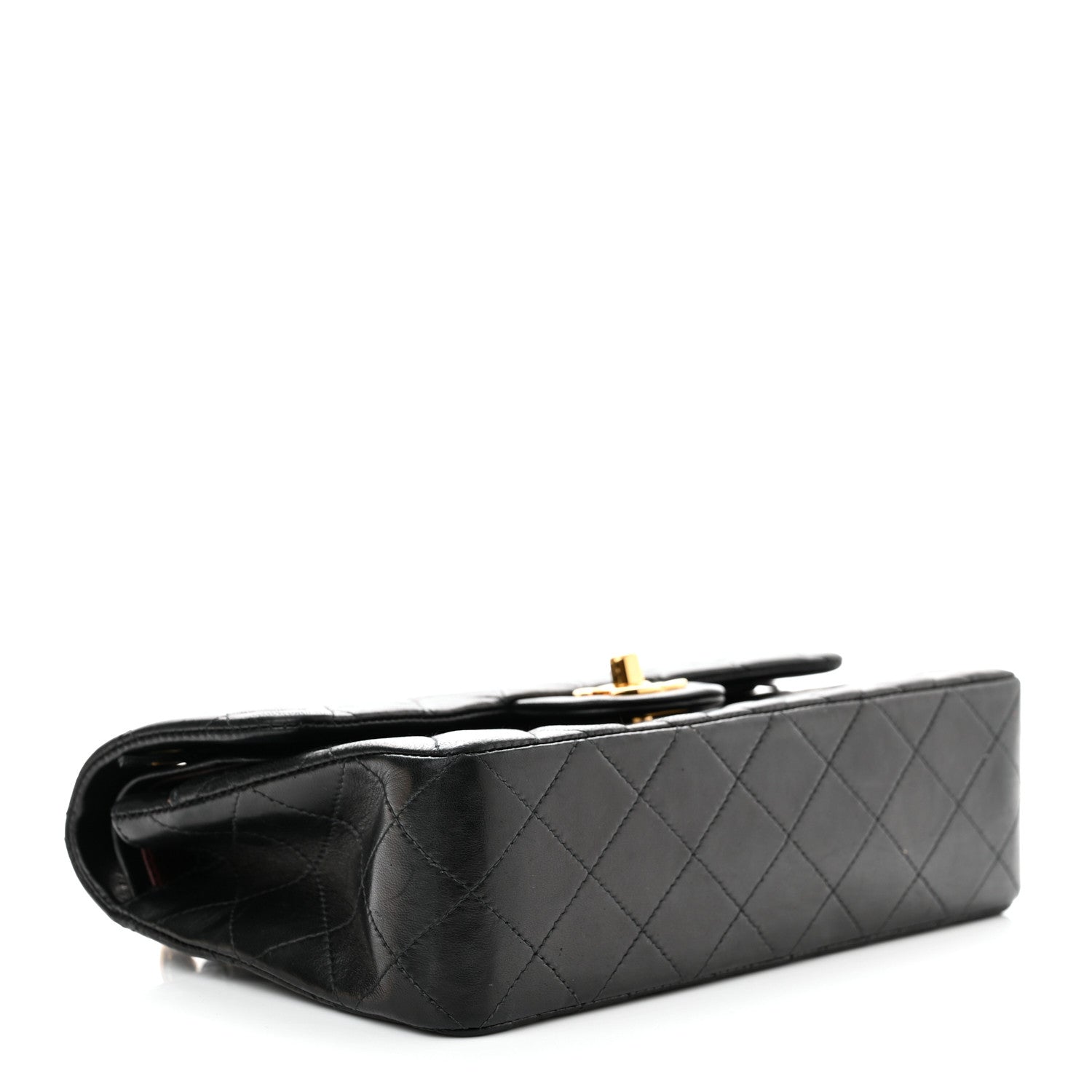 Chanel Lambskin Quilted Small Double Flap Black 4 of 14