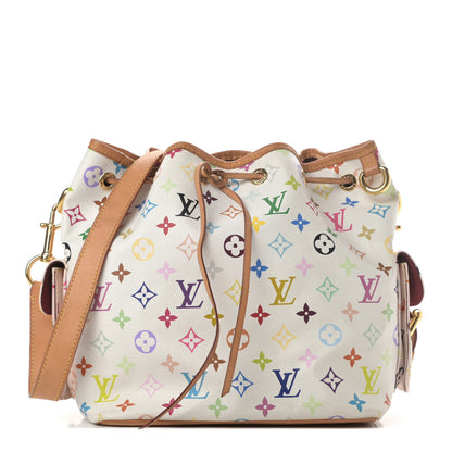 Louis Vuitton Monogram Multicolor Petit Noe White 1 of 5