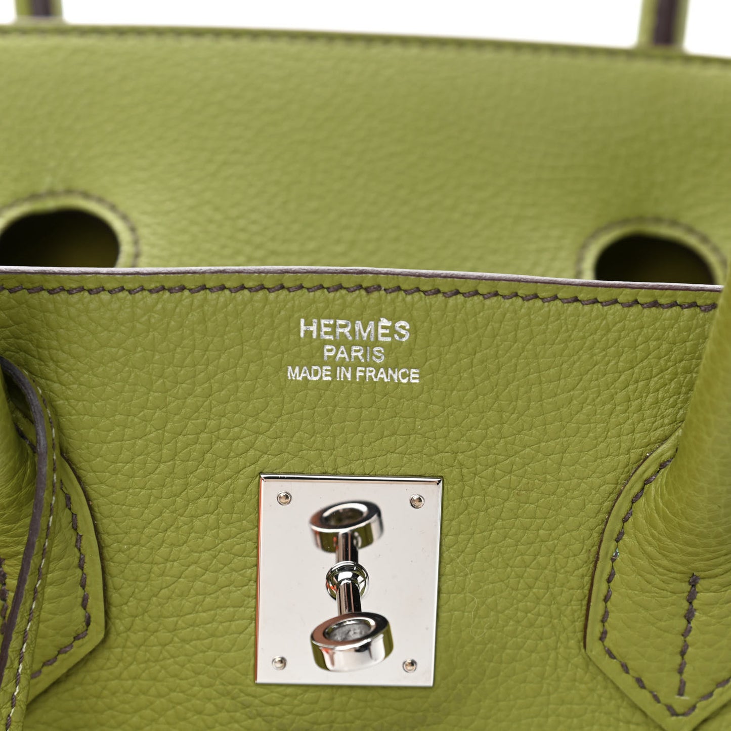 Togo Birkin 35 Vert Anis
