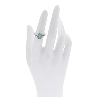 Boucheron 18K White Gold Aquaprase Small Serpent Boheme Ring 51 5.75 2 of 6