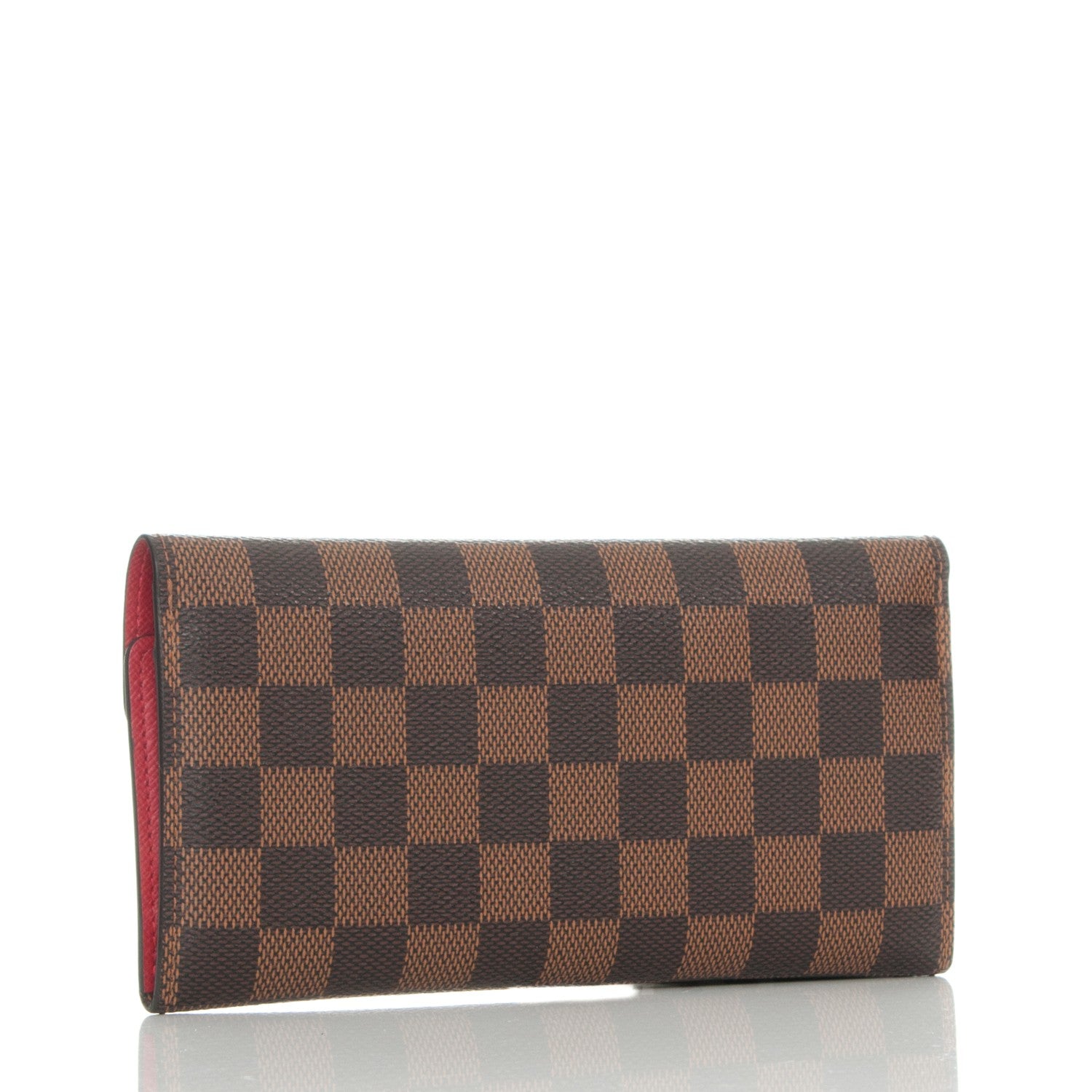 Louis Vuitton Damier Ebene Josephine Wallet Red 3 of 8
