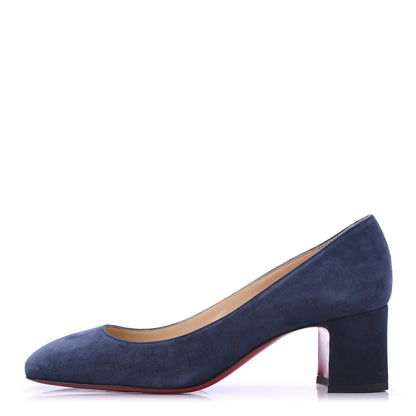 Christian Louboutin Veau Velours Donna Stud 55 Pumps 39 Bavarois 1 of 7