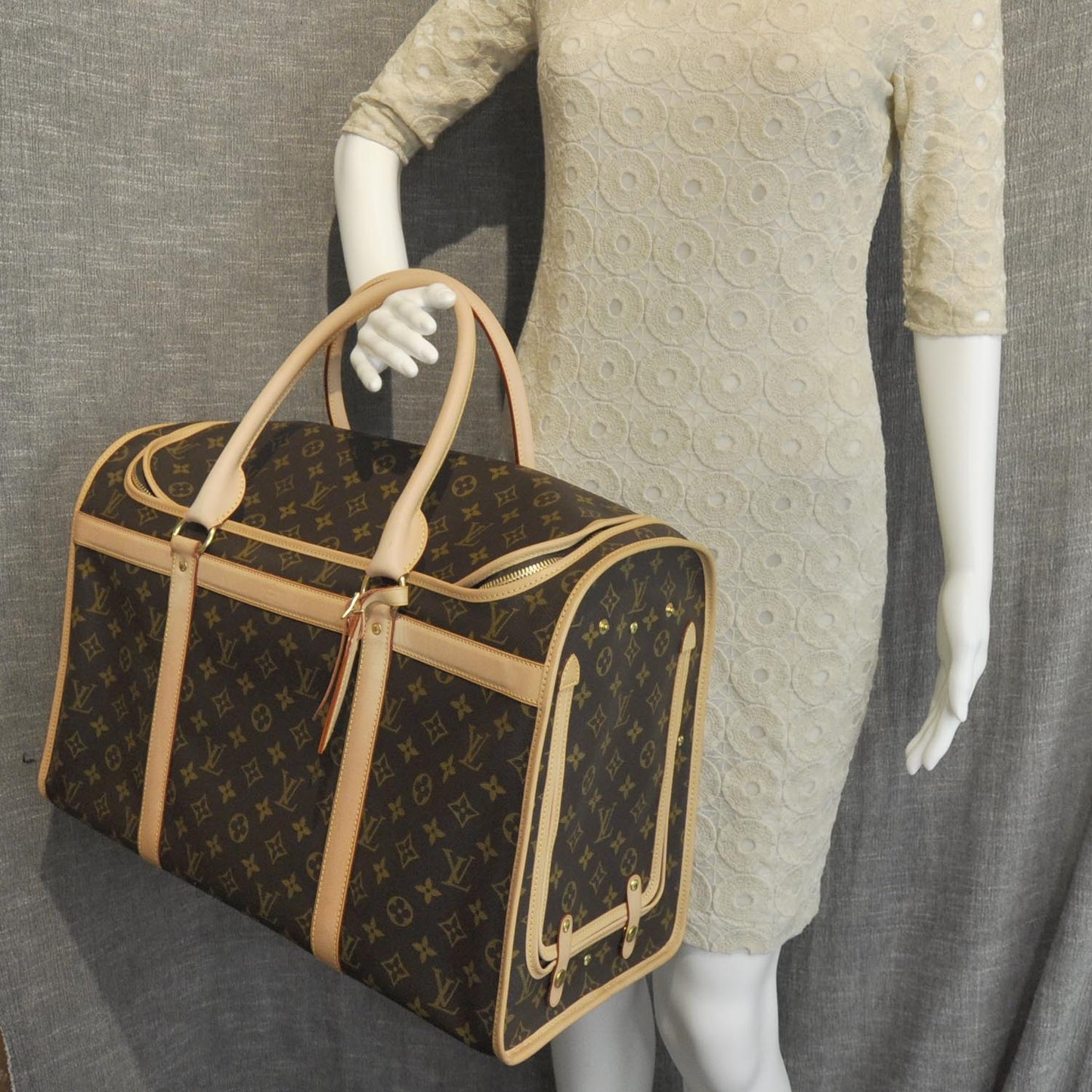 Monogram Sac Chien 50 Pet Carrier