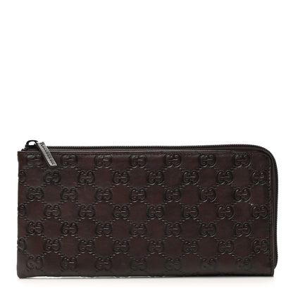 Gucci Guccissima Vitello Tender Pouch Testa di Moro 1 of 20