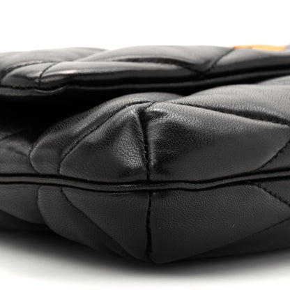 Saint Laurent Lambskin Quilted Le 57 Diamond Shoulder Bag Black 10 of 10