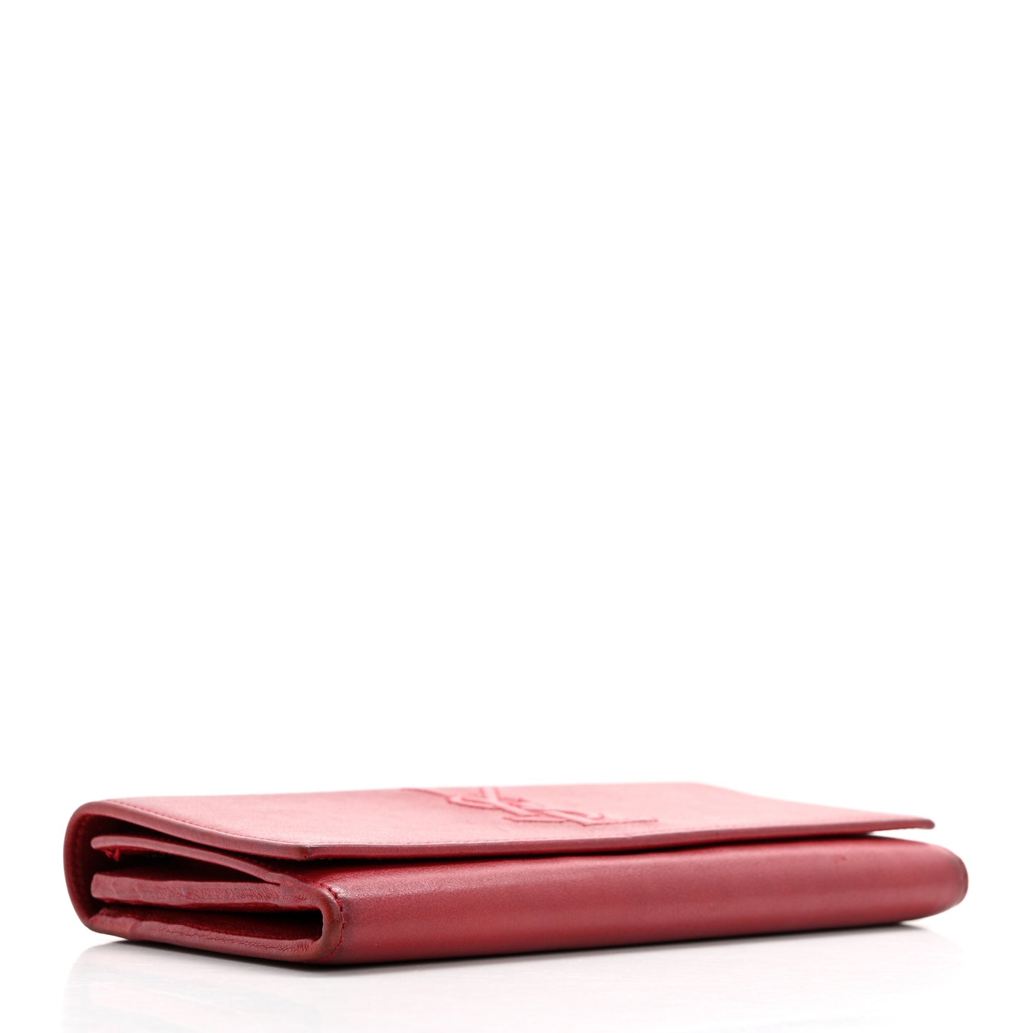 Goatskin Belle De Jour Flap Wallet Rouge Orient