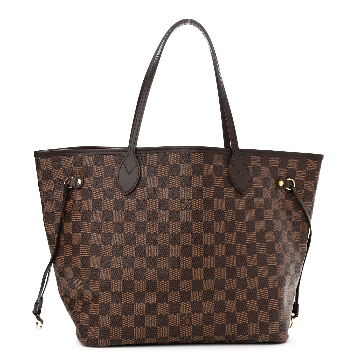 Louis Vuitton Damier Ebene Neo Neverfull MM Rose Ballerine 1 of 11