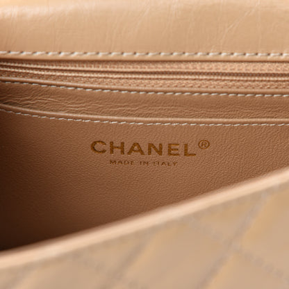 Chanel Aged Calfskin Quilted 2.55 Reissue Mini Flap Beige 8 of 11