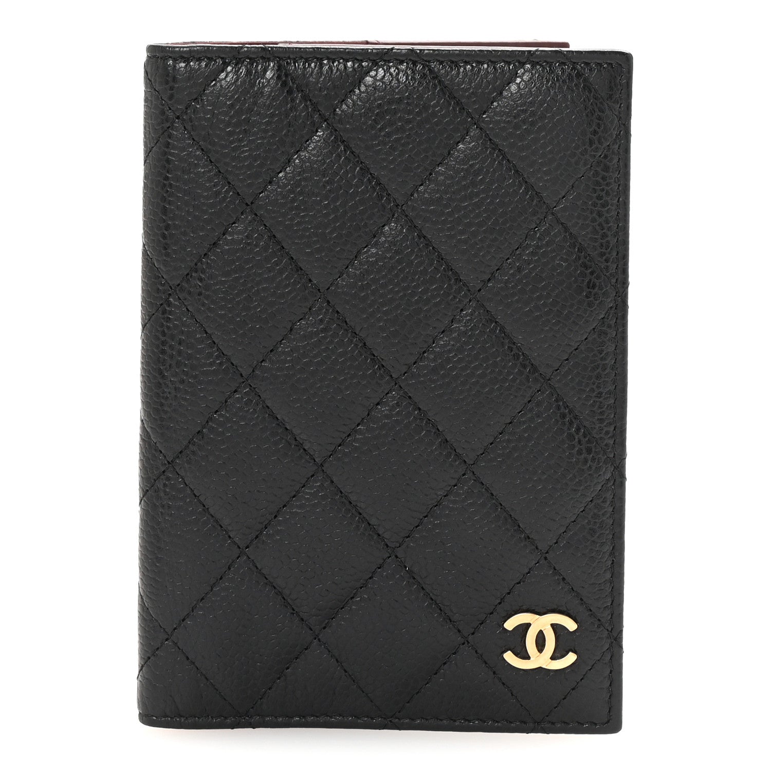 Chanel Caviar Quilted Passport Holder Black 1 of 8