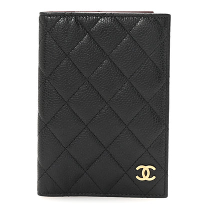 Chanel Caviar Quilted Passport Holder Black 1 of 8