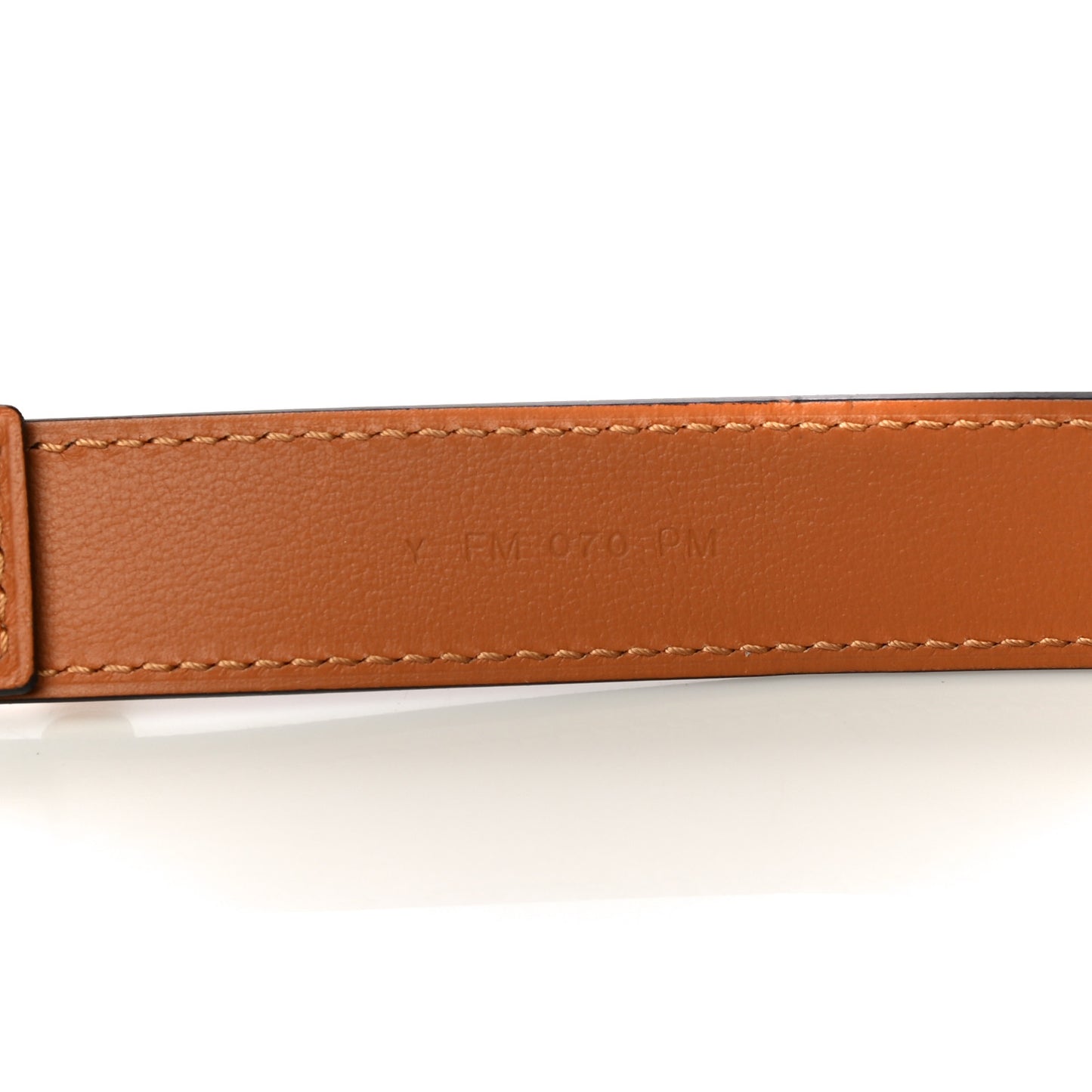 Madame Calfskin 24mm Collier De Chien Belt Gold