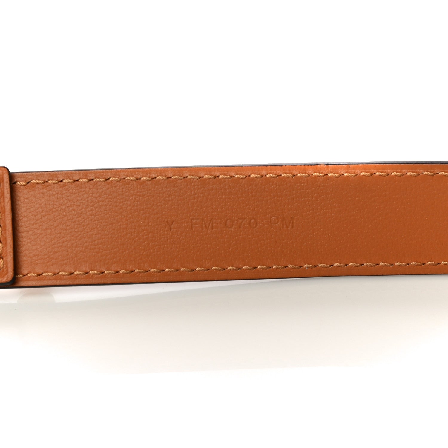 Hermes Madame Calfskin 24mm Collier De Chien Belt Gold 5 of 8