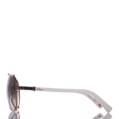 Christian Dior Chicago 2 Aviator Sunglasses White 3 of 12