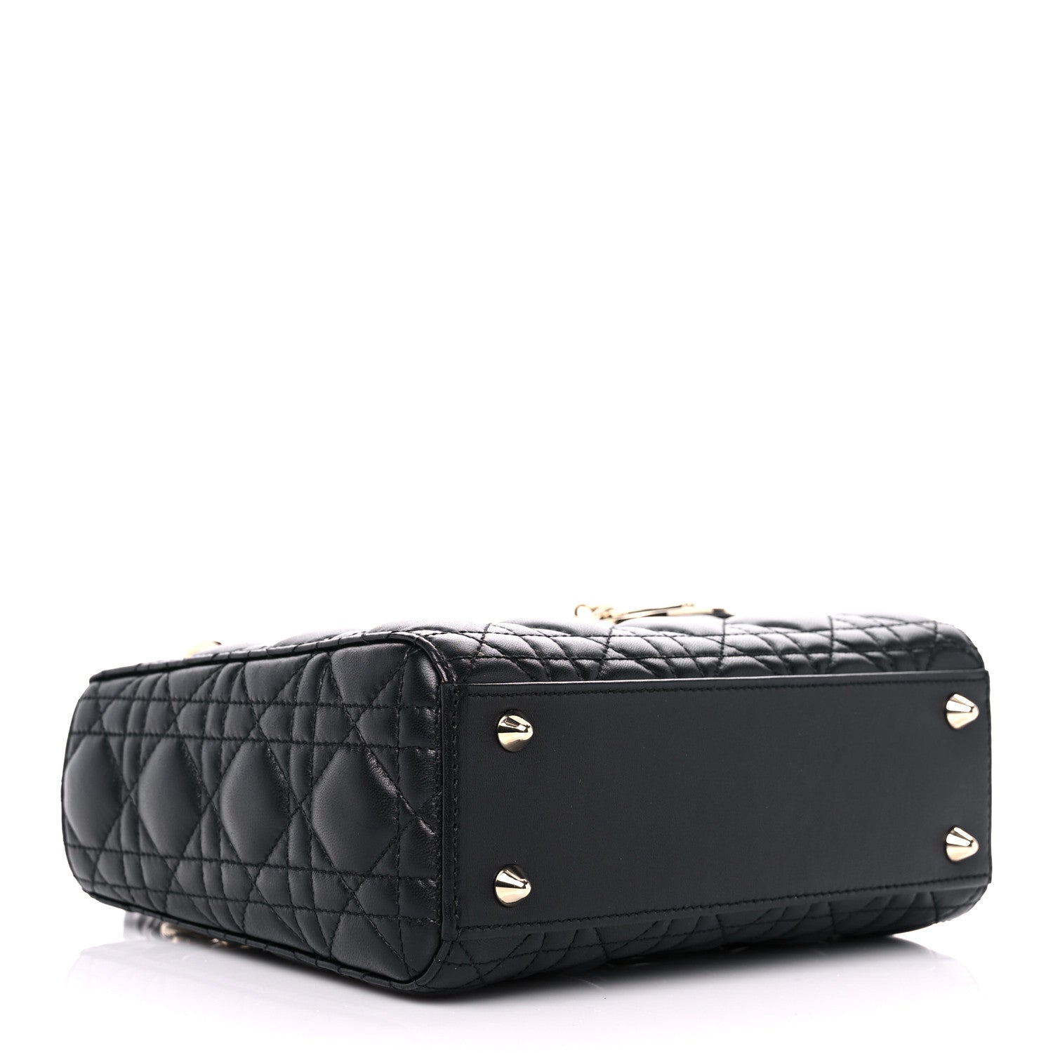 Christian Dior Lambskin Cannage Small My ABCDior Lady Dior Black 5 of 11