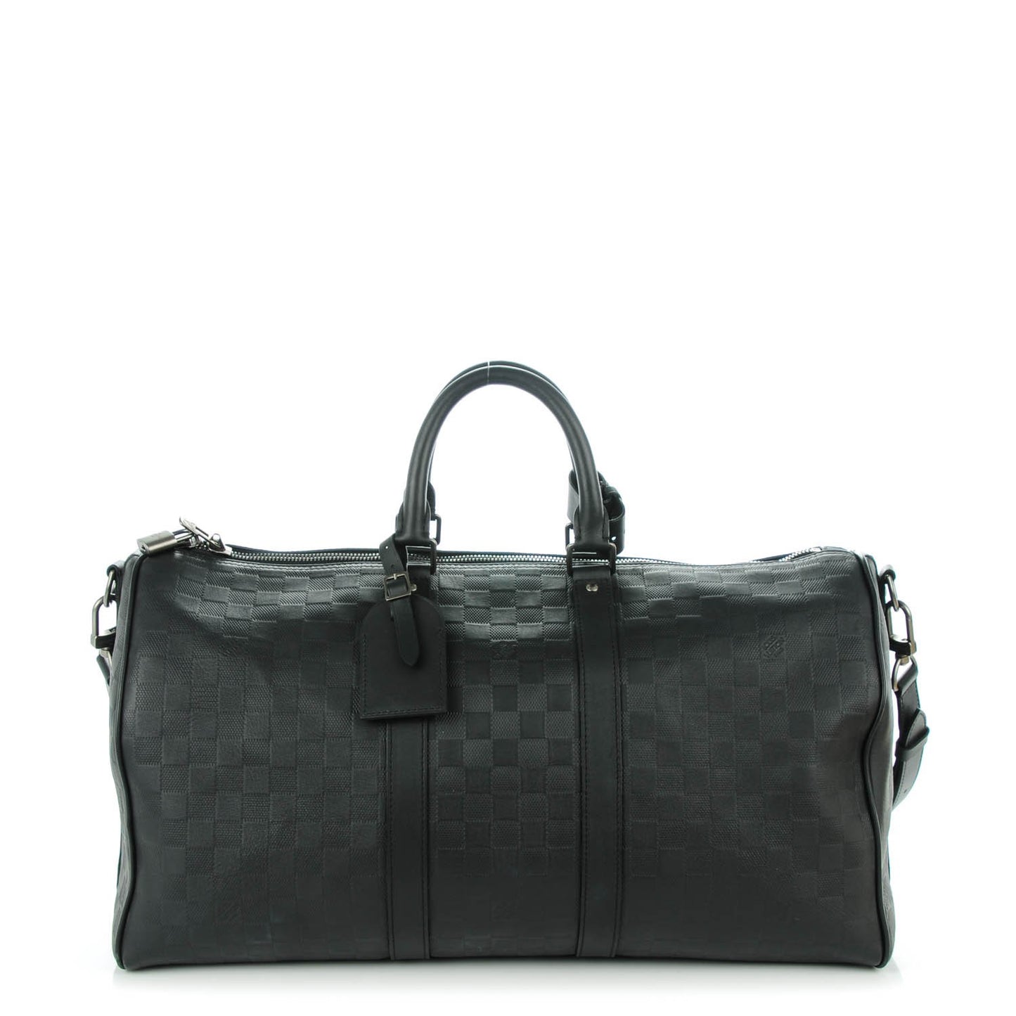 Damier Infini Keepall Bandouliere 45 Onyx