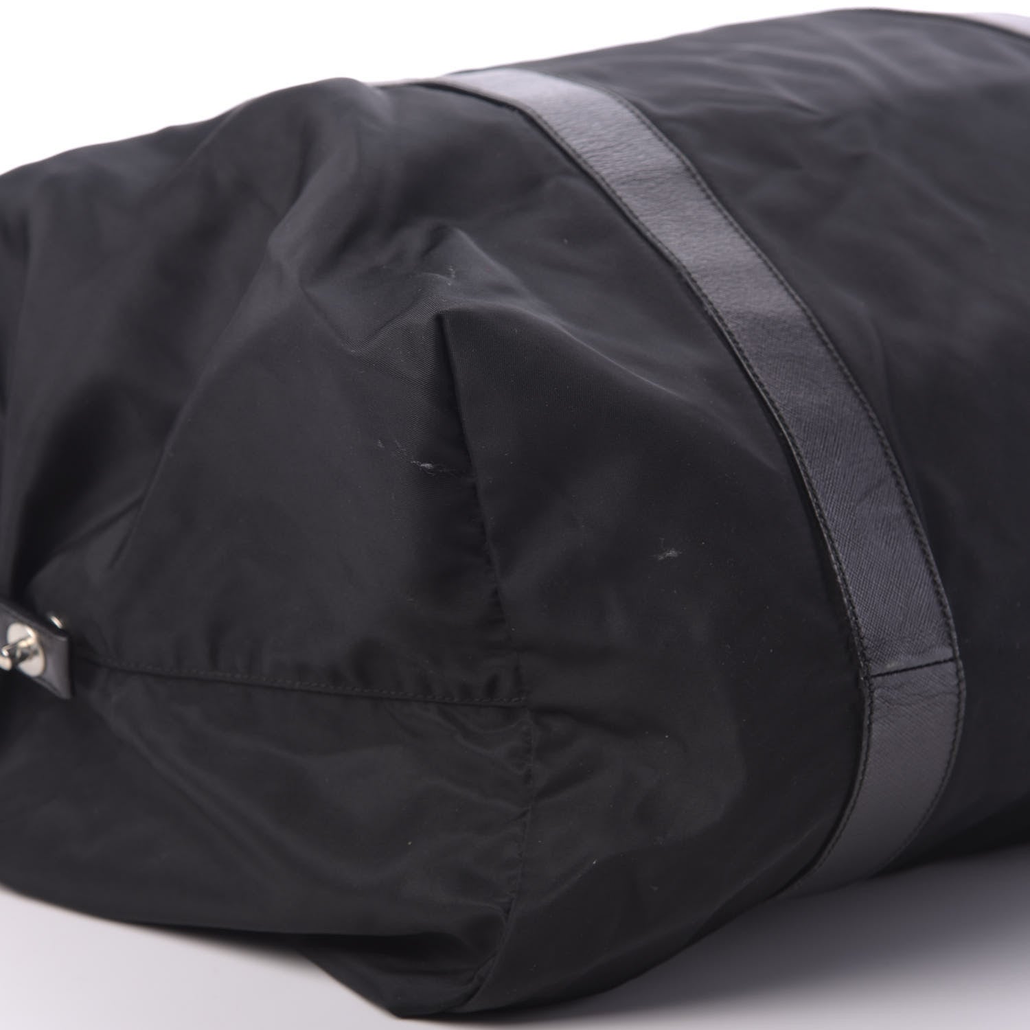 Prada Tessuto Nylon Saffiano Carry On Travel Bag Black 5 of 14