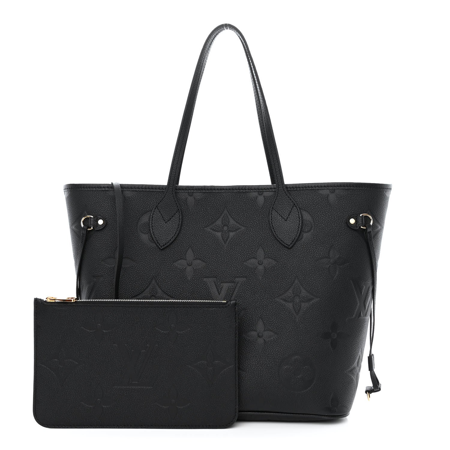 Louis Vuitton Empreinte Monogram Giant Neverfull MM Black 1 of 11