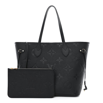 Louis Vuitton Empreinte Monogram Giant Neverfull MM Black 1 of 11