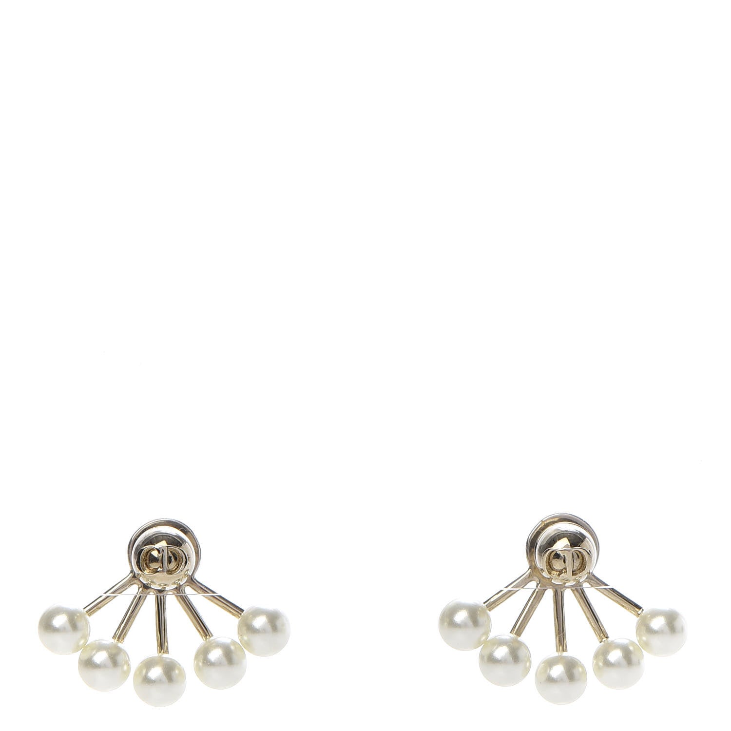 Christian Dior Pearl La Peite Tribale Earrings 1 of 5