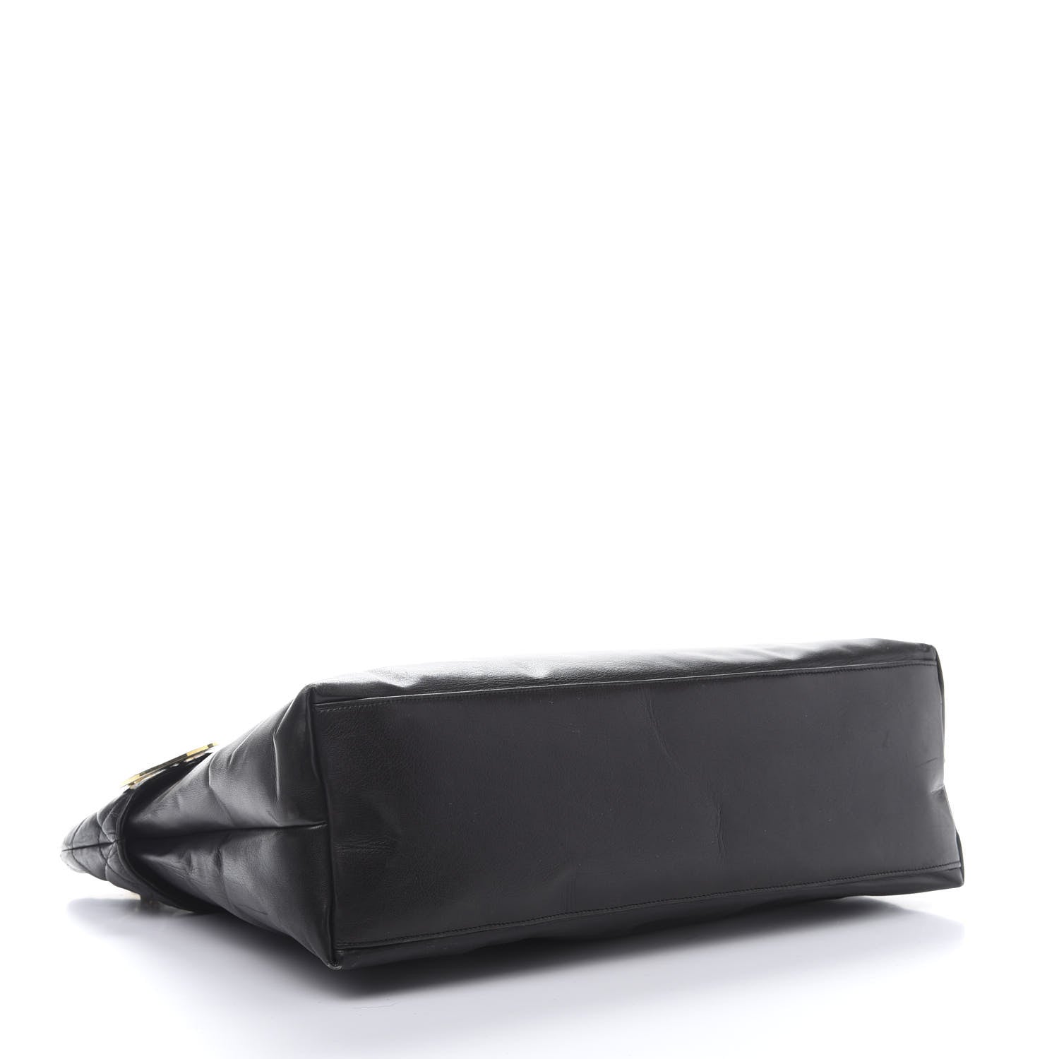 Chanel Calfskin Quilted Large Shoulder Bag Black 4 of 12