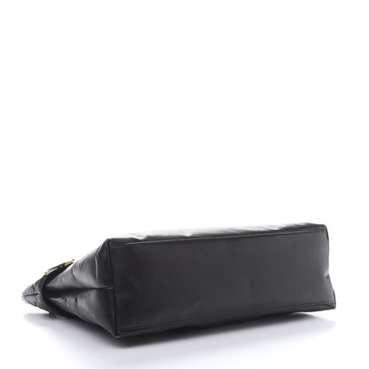 Chanel Calfskin Quilted Large Shoulder Bag Black 4 of 12