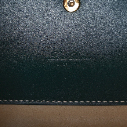 Loro Piana Smooth Calfskin Extra Bag L27 New Petrolio 6 of 10