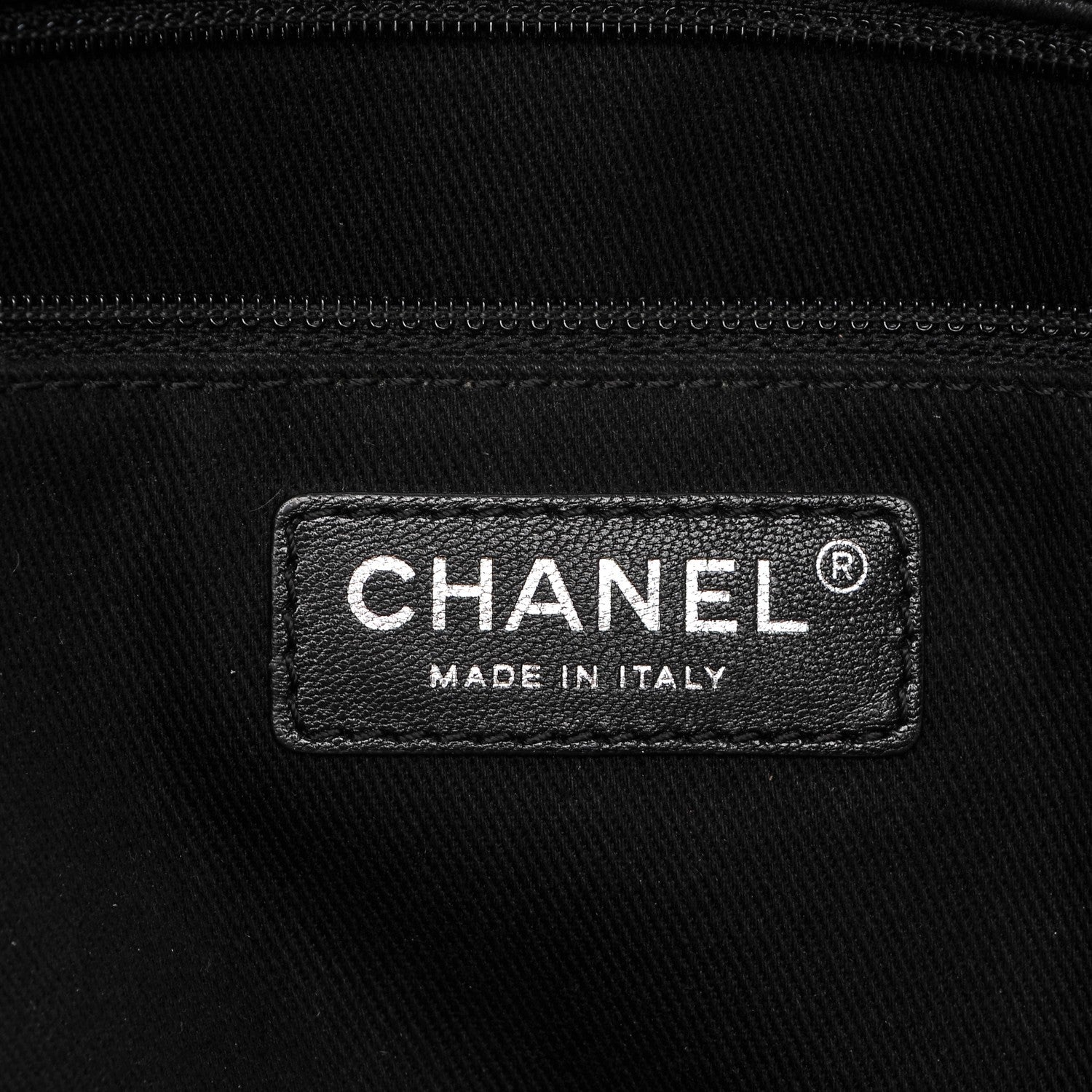 Chanel Grained Calfskin Large Shopping Tote Black 6 of 7