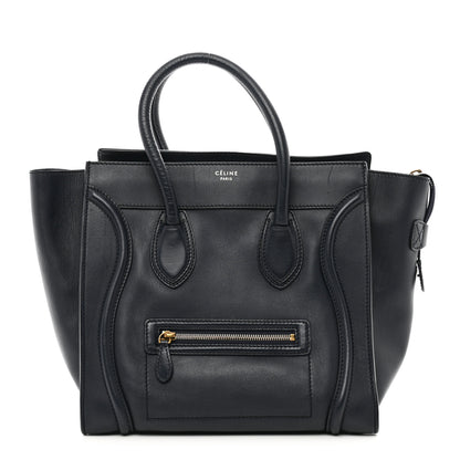 Celine Smooth Calfskin Mini Luggage Navy Blue 1 of 8