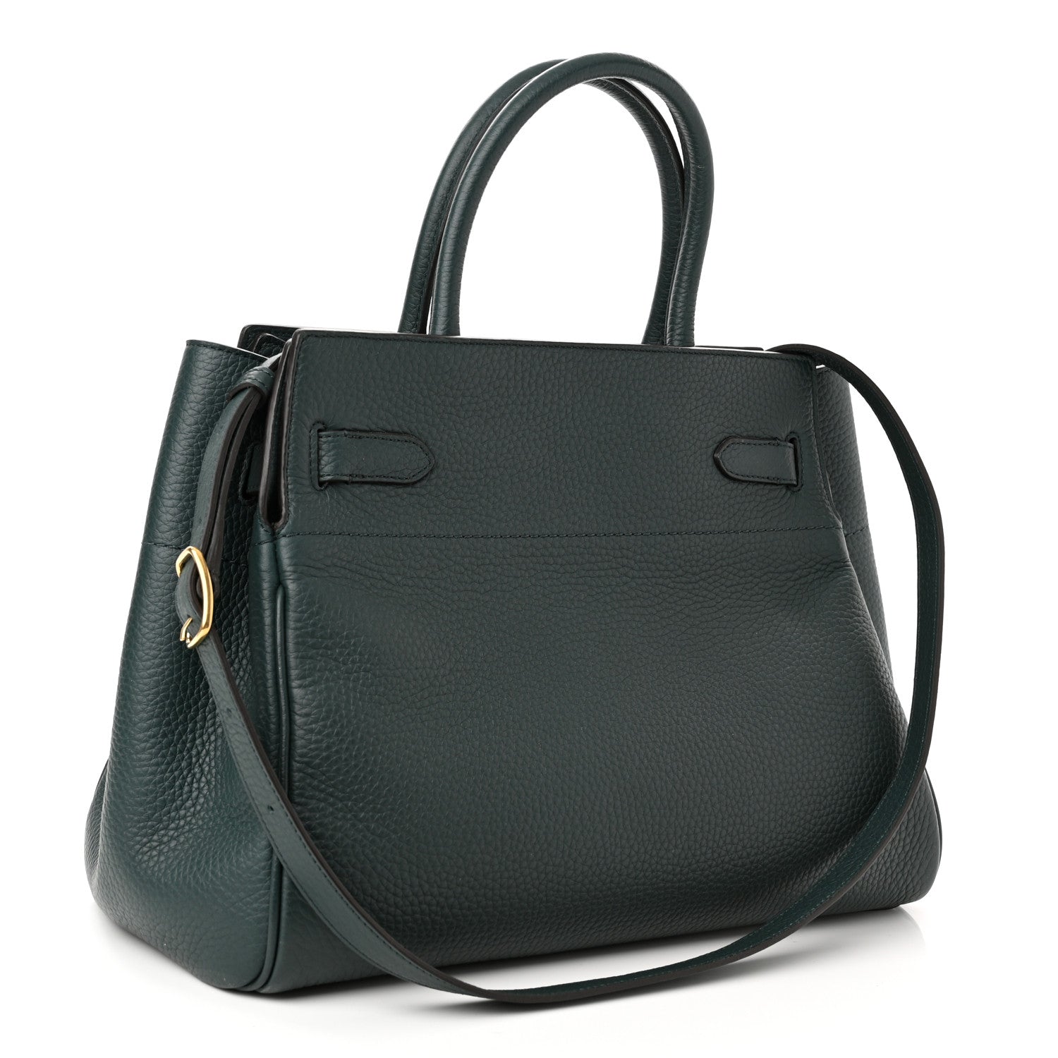 Mulberry Heavy Grain Belted Bayswater Tote Mulberry Green 3 of 10
