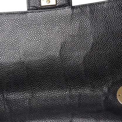 Chanel Caviar Quilted Jumbo Single Flap Black 8 of 12
