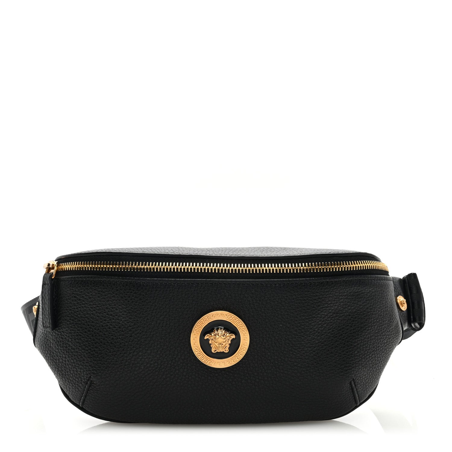 Versace Grained Calfskin Vanitas Medea Belt Bag Black 1 of 8