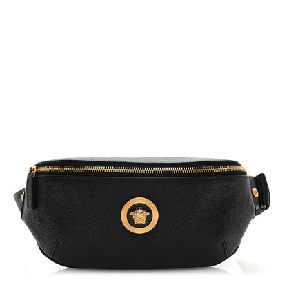 Versace Grained Calfskin Vanitas Medea Belt Bag Black 1 of 8